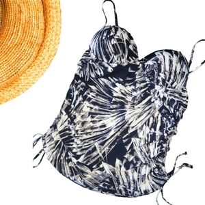 Women's Assets Spanx Tankini Swimsuit Top Large